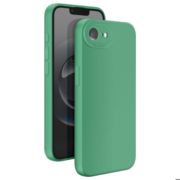 Coque - Silikon - iPhone 16e - Mjuk - Grön - Slät Yta