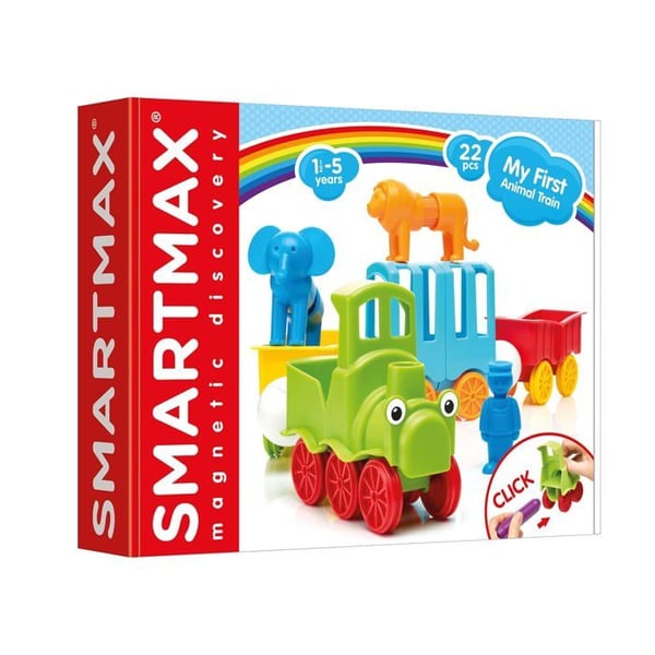 Tog - Smartmax - MIN FØRSTE TOG - 3 dele - Magnetisk - Fra 18 måneder