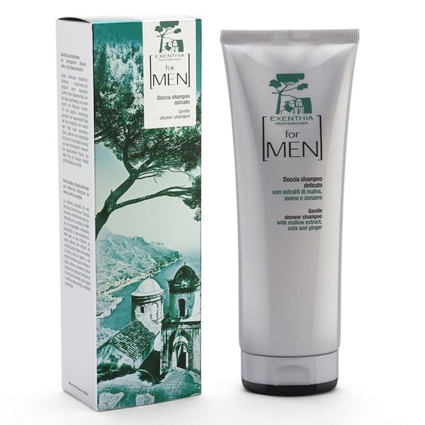 Ultra-mild duschschampo för män 250 ml - Exenthia Mediterranea Uomo