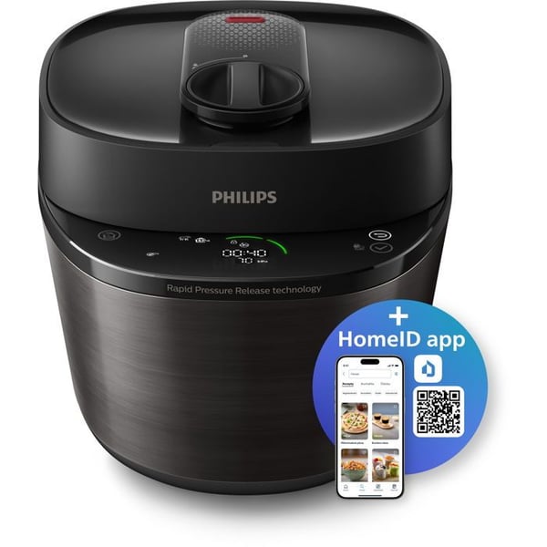 Multifunktionstryckkokare - PHILIPS - HD2151/40 - 5L - 1000W - Svart