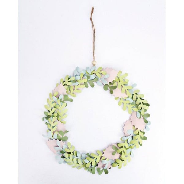 MégaCréa DIY - Skapa Julkrans i kartong i grå nyanser 20 cm