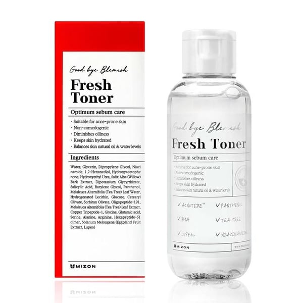 Toner - MIZON - Good Bye Blemish Fresh - 120 ml - Alkoholfri - Återfuktande