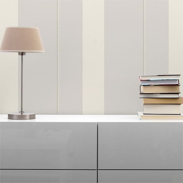 Tapet Stripes M1-No.592 Vit Grå Tapet Design