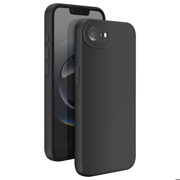 Coque - Silikon - iPhone 16e - Svart - Mjuk - Elegant