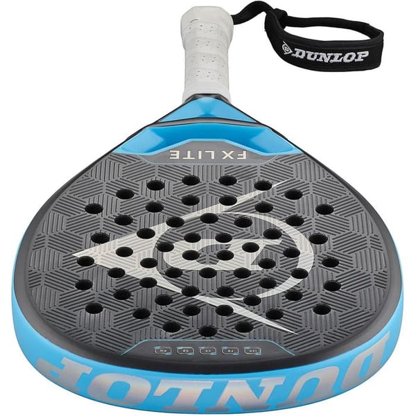 Padelracket - DUNLOP - FX Lite - Kolfiber 12K - Mjuk EVA - SpinBoost