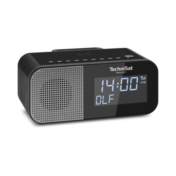 Radioväckare - TECHNISAT - 0000/2969 - DAB+ och FM - Trådlös laddning - Snooze-funktion
