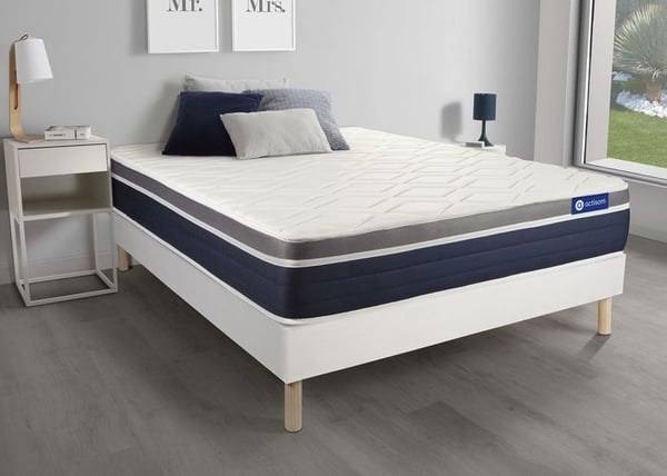 Sängset Madrass Sängbotten 150x200 cm - ACTISOM - Actilatex Komfort - Latex - 26 cm tjock - 2 bäddar