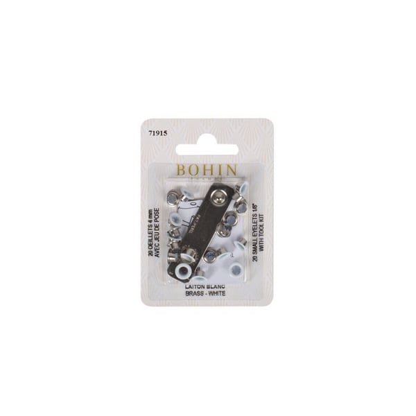 OEILLETS 4MM MED MONTERINGSSATS 25ST 71915