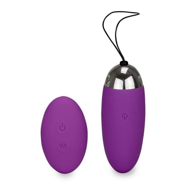 Fjärrstyrt vibrerande ägg Ada - Vibrator på distans för par - Lila
