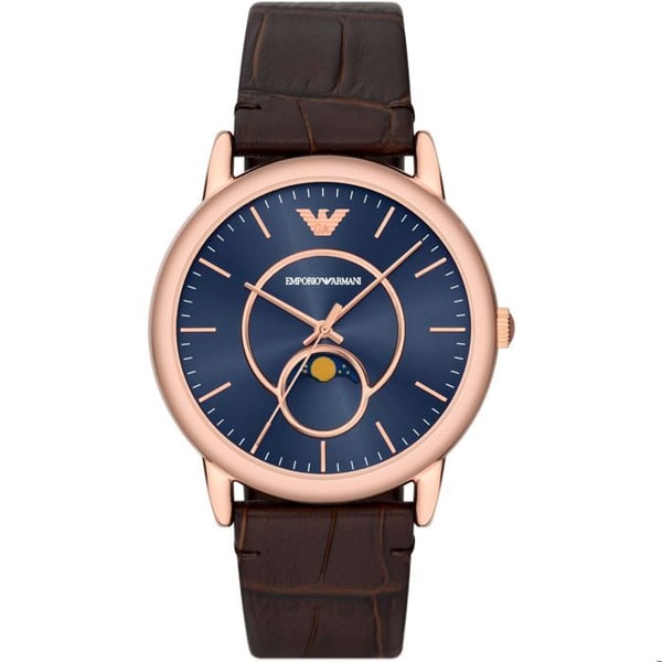 Montre Emporio Armani - Herr - AR11566 - Brun Läder - 43mm - 5 bar