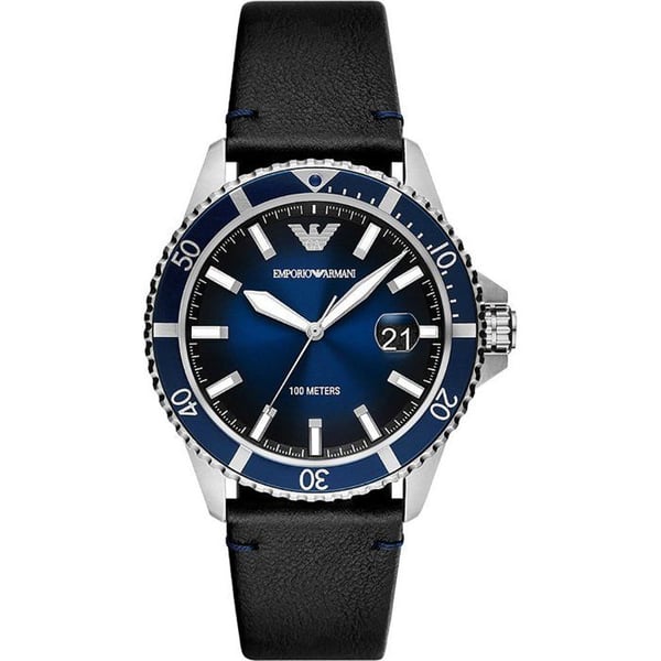 Emporio Armani Watch - Herr - AR11516 - Svart läder - 42mm - 10 bar