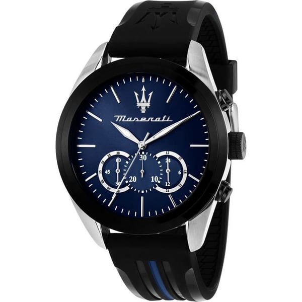 Ur - MASERATI - Traguardo Chronograph - 45mm - Vandtæthed 10ATM - Blå skive
