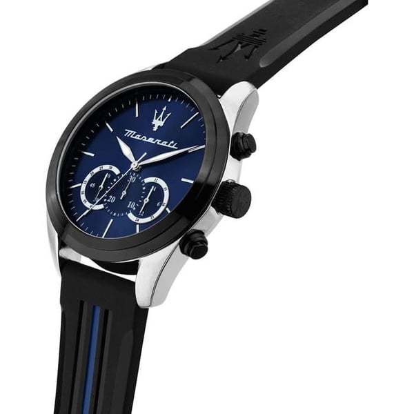 Ur - MASERATI - Traguardo Chronograph - 45mm - Vandtæthed 10ATM - Blå skive