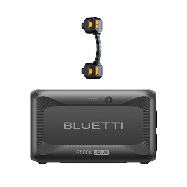 Batteri för utökning - BLUETTI - B500K - 5120Wh - 3000W utgång - Utbyggbar upp till 100kWh