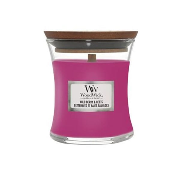 Doftljus - WOODWICK - Vilda Bär & Rödbetor - 85g - Vegansk - Djurtestad fri