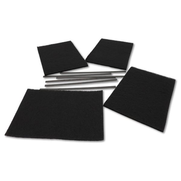 SOS Accessoire Set med 3 kolsyrafilter (Kit AK204AE1) för Fläkt - 79X8361, AS0062457 DE DIETRICH, SAUTER, BRANDT, FAGOR, SANGIORGIO