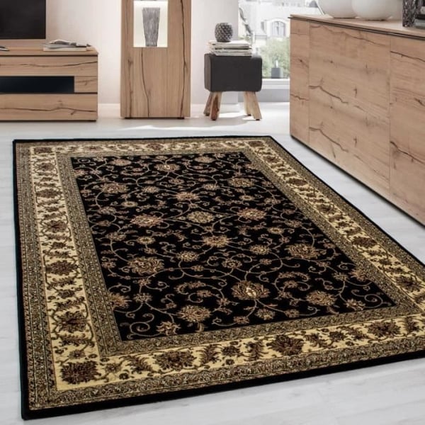 Tapis - Ayyildiz - Marrakesh 0210 - Noir - 80x150 cm - Klassisk Orientalisk