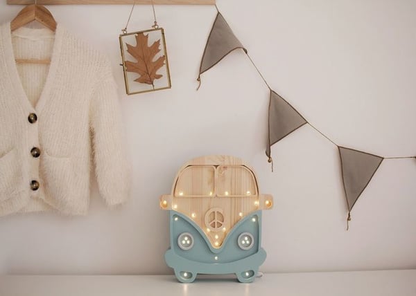 Little Lights - Blue Van Night Light