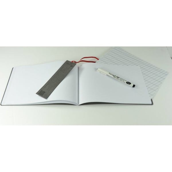 SM-LT CArnet- Kalligrafi och Lettering- 24,5x17,6cm -32 ark-100g