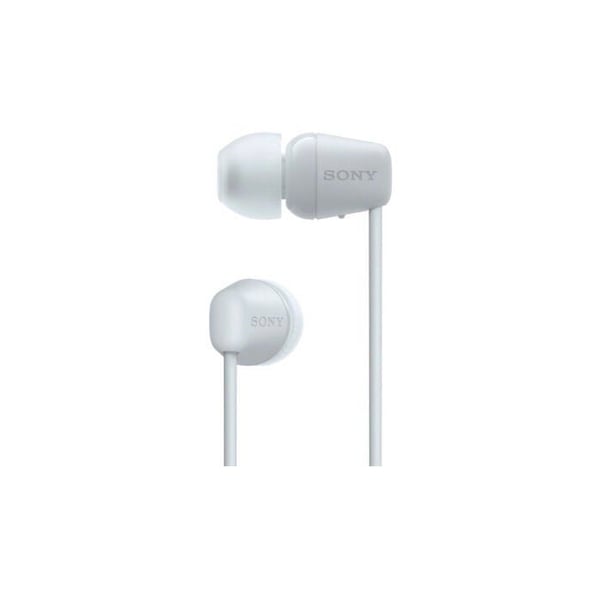 Vattentäta trådlösa in-ear hörlurar vita - 25 timmars batteritid - SONY WI-C100 - Tillbehör - HÖG-TEK