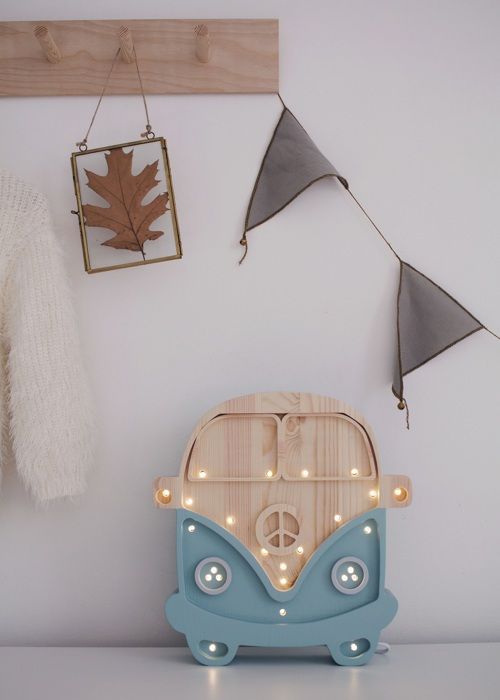 Little Lights - Blue Van Night Light