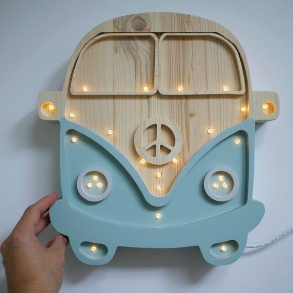 Little Lights - Blue Van Night Light