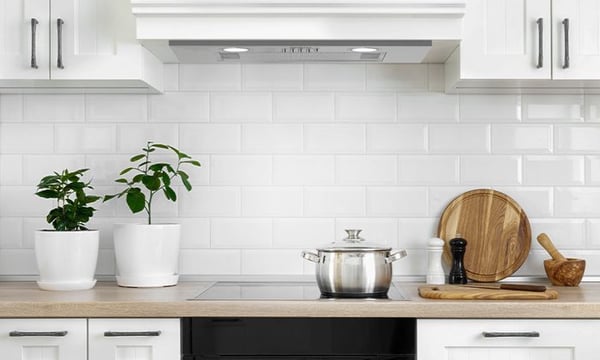 CIARRA Integrated Hua 52cm Filtreringsgrupp 300 m³/h 3 hastigheter - Evakuering eller återvinning LED - Rostfritt stål