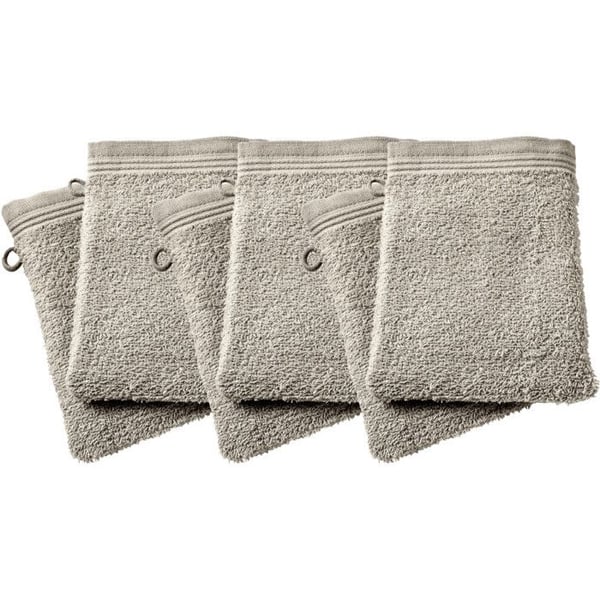 Set med 6 "Spa" frottétvättlappar 15 x 21 cm / 400 gr/m² - "Spa" Sand