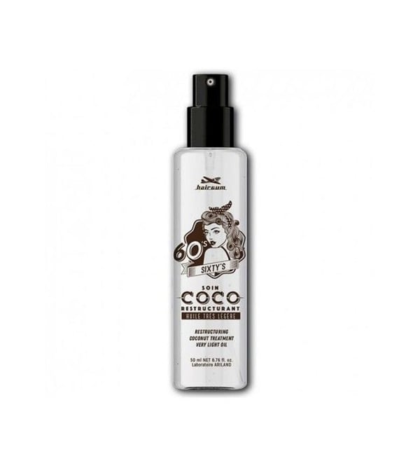 Soin Capillaire - Hairgum - Sixtys - Återuppbyggande Olja - 50 ml - Både för män och kvinnor