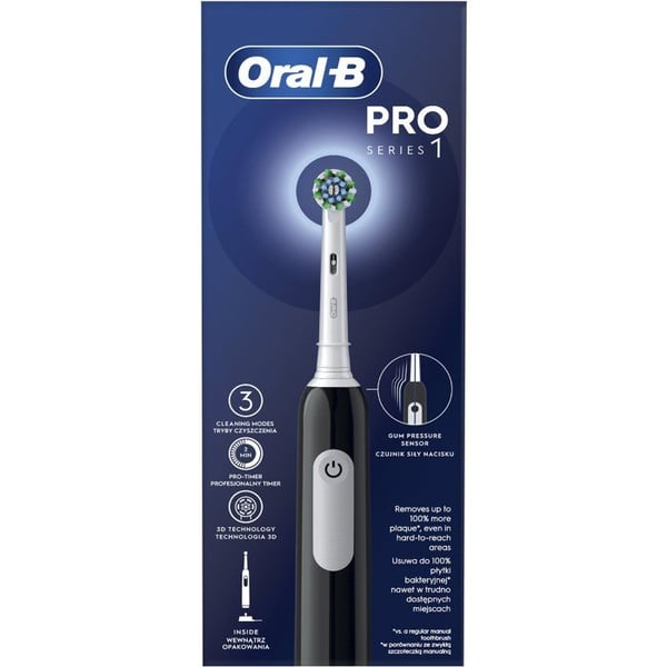 El tandborste - Oral-B - Pro 1 - Oscilleerande - 20000 rörelser/min - Timer