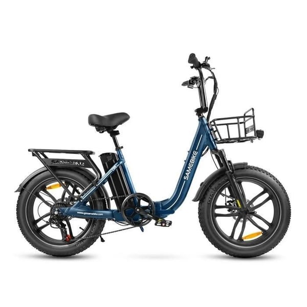 Samebike C05 PRO - Elcykel - Motor 250w - Batteri 36V 13Ah - Räckvidd 70KM - Max 25KM/H - Hjul 20" - marinblå