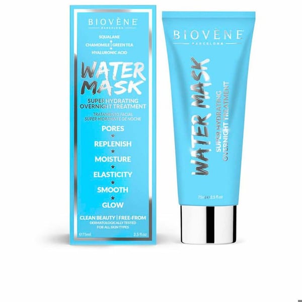 Ansiktskräm - Water Super Hydrating Overnight - Fuktgivande - Utan parabener - Ej testad på djur