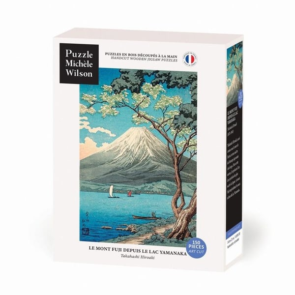 Pussel - PUZZLE MICHÈLE WILSON - Mount Fuji (Takahashi Hiroaki) - 150 bitar - Handgjord trä Frankrike - 14x21 cm