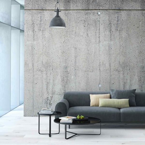 Vinyl tapet på non-woven - A.S. CREATION - The Wall 2 - Urbane mönster - Grå - 1,59m x 2,80m