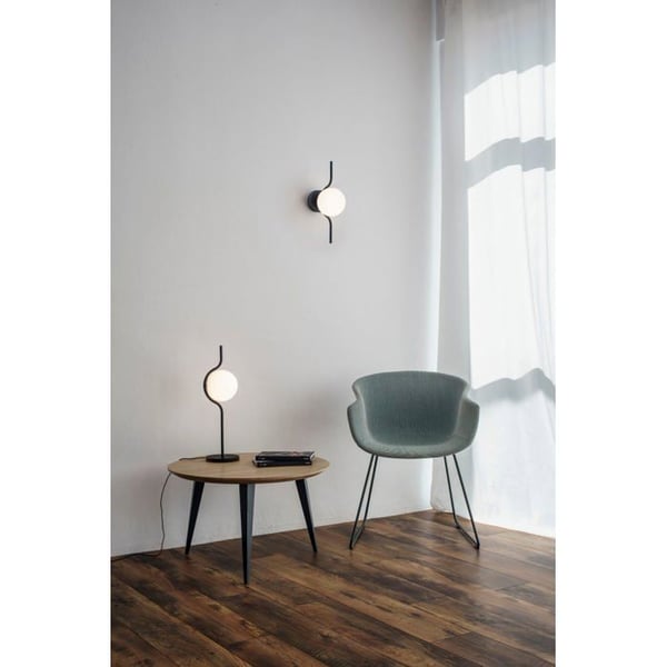 Bordslampa - Faro Barcelona - LE VITA - Svart - Kristall - LED 7W