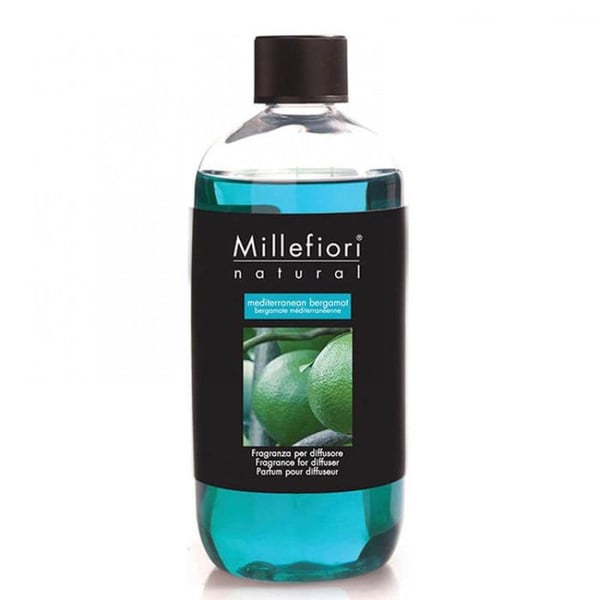 MILLEFIORI PÅFYLLNING FÖR STICKDIFUSOR 250ML MEDITERRAN BERGAMOT TILLBEHÖR DOFT HEM