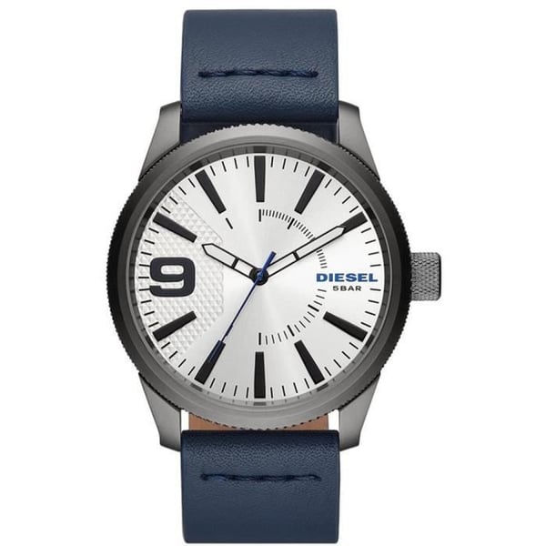 Klocka - Diesel - DZ1859 - Blått läder - Analog - Herr - Vintage