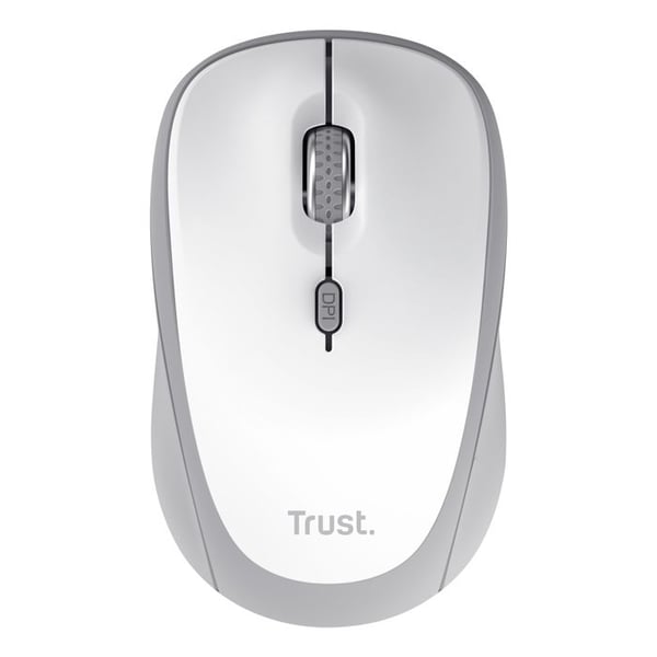 Trust Yvi Multi-Device Trådlös Bluetooth Tyst Mus, vit