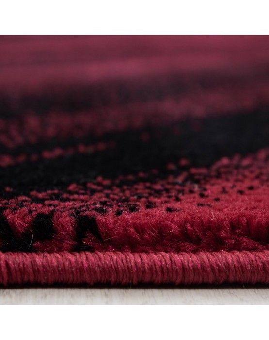 Vardagsrumstapet - Miami - 6630 - Röd- svart - 80x300 cm - 100% PP Heatset