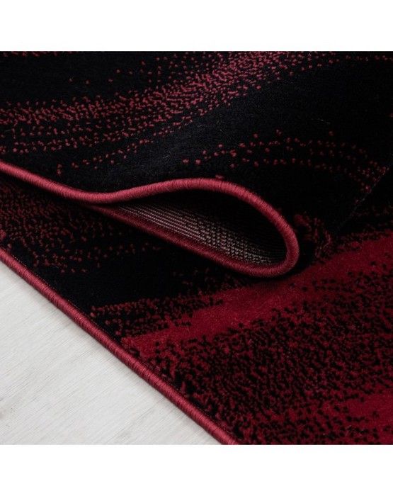 Vardagsrumstapet - Miami - 6630 - Röd- svart - 80x300 cm - 100% PP Heatset