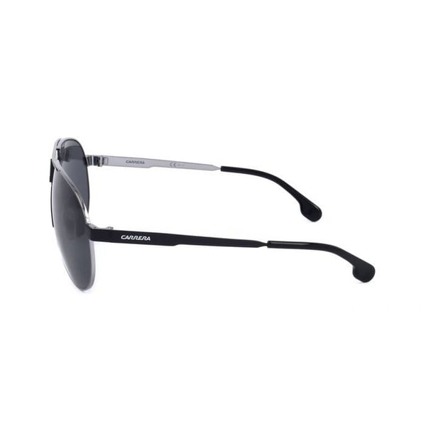 Solglasögon - Carrera - 1005/S-TI7 - Aviator - Ruthenium/Matt Svart - Blå linser