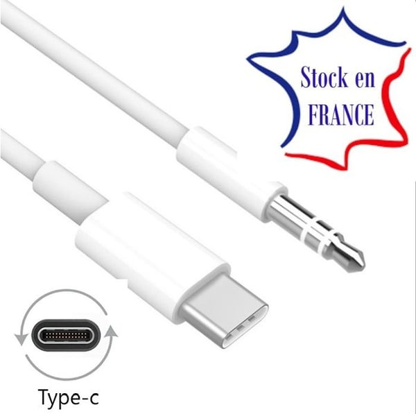 USB Type-C Adapterkabel - PH26 - Realme C65s - 100 cm - Jack 3,5mm - Plug and Play