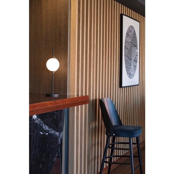 Bordslampa - Faro Barcelona - LE VITA - Svart - Kristall - LED 7W