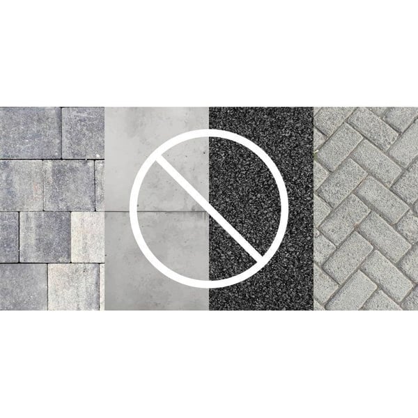 Borstvalsar för stengolv för Terrassrengörare PCL6 KARCHER - Paket med 4