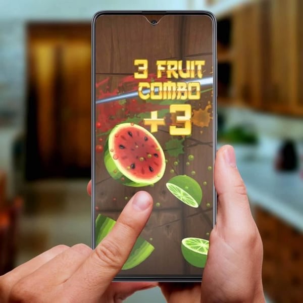 Skärmskyddsfilm - IMAK - Samsung Galaxy A51 - Flexibel latex - Genomskinlig - Reptålig