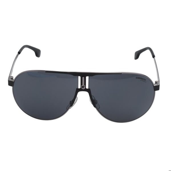 Solglasögon - Carrera - 1005/S-TI7 - Aviator - Ruthenium/Matt Svart - Blå linser