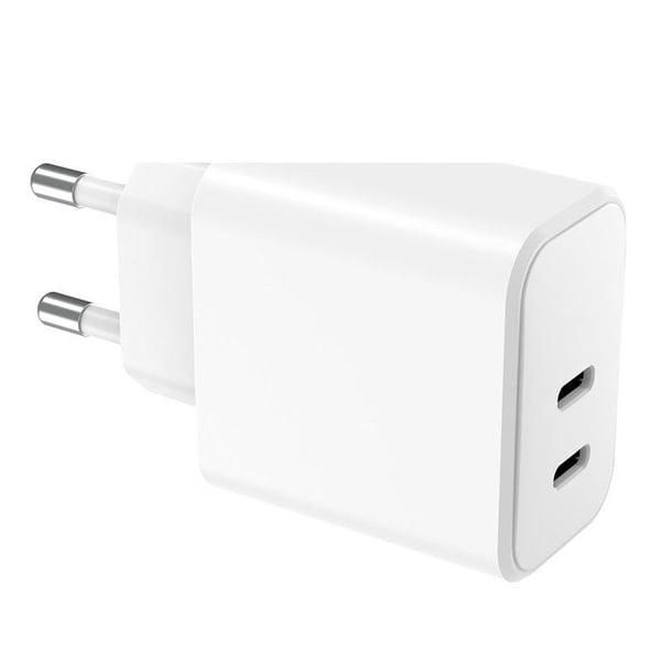 Laddare Sektor - WOW - 40W - Dubbel USB-C Port - Snabbladdning - Intelligent Detektion