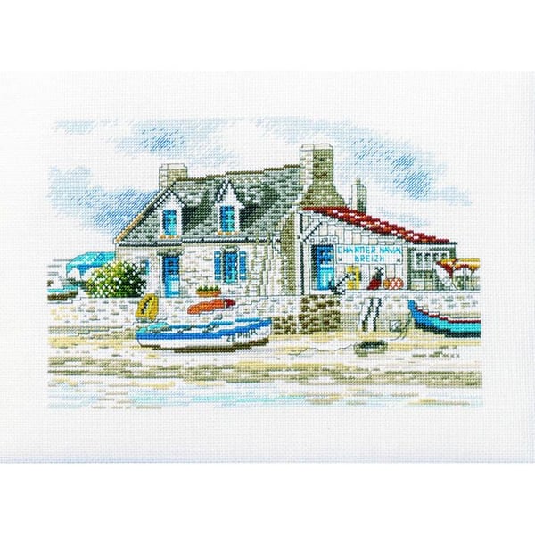Kit Punkt räkna Carenage på stranden 30 x 35 cm