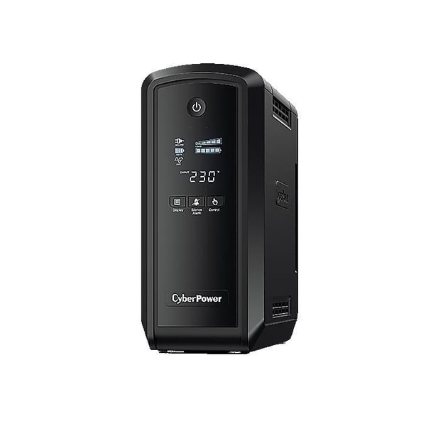 CyberPower PFC Sinewave Serie CP550EPFCLCD UPS AC 230 V 330 Watt 550 VA 7 Ah USB udgangsconnectorer: 6