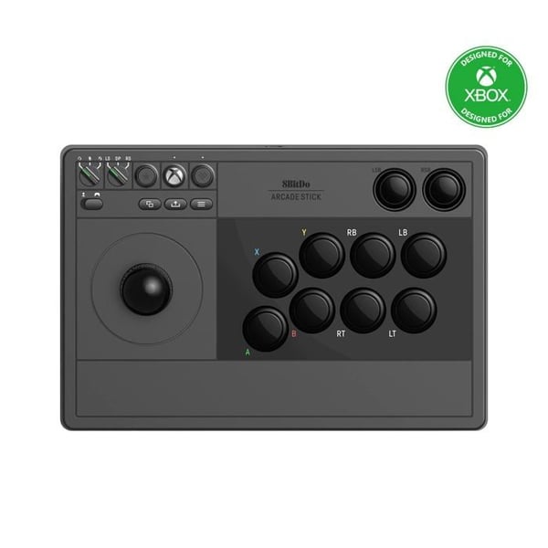 8Bitdo Arcade Stick 2.4G/USB för Xbox Series X/S, Xbox One och Windows - Svart utgåva